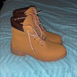 Tan Combat / Work Boots